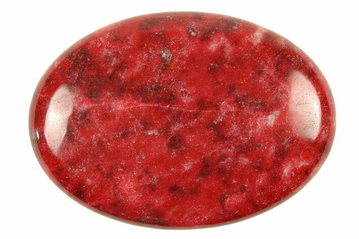 Polished Thulite (Manganian-Zoisite) Stone - Trondheim, Norway #301543